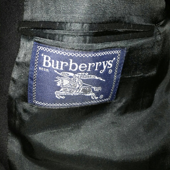 Black Burberry Sports Coat - Picture 3 of 5